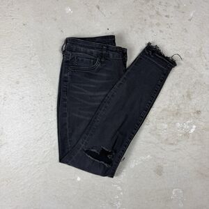 Kut From The Kloth Women’s Distressed Black Denim Jeans Size 4